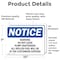 Signmission Warning Do Not Leave Pump Unattended All, 10 in W x Rectangle, Vinyl Decal OS-2PACK-NS-D-710-L-18905 - alternate 5